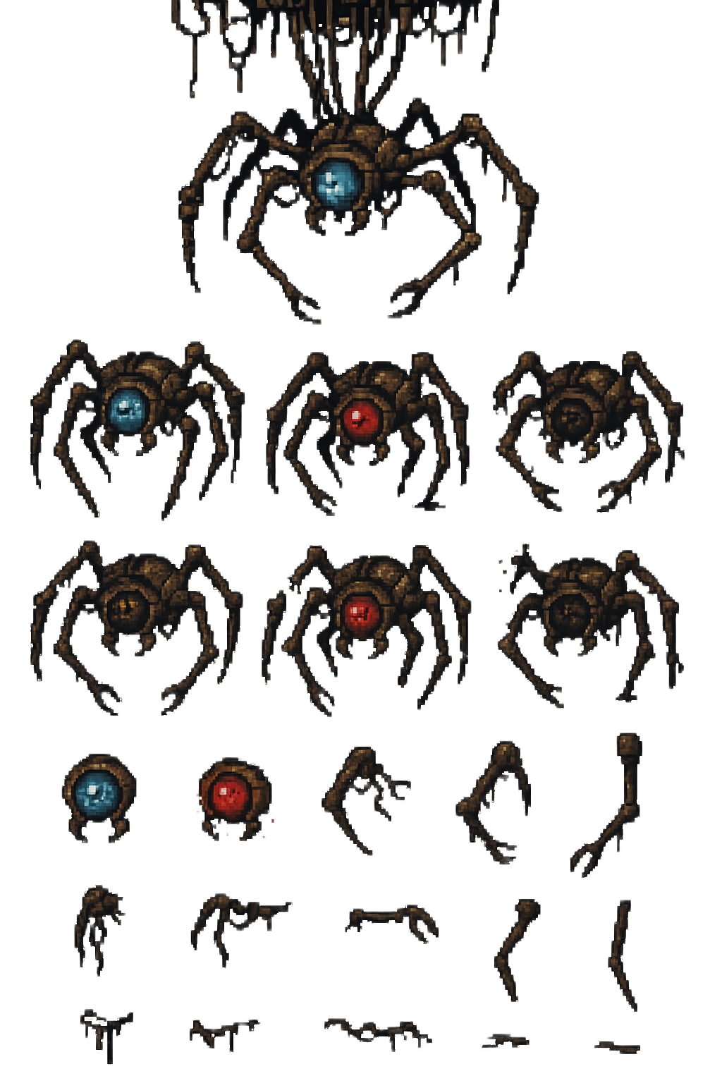 Boss 1 spider assets